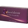 Juvederm Ultra Plus XC injectable gel box.