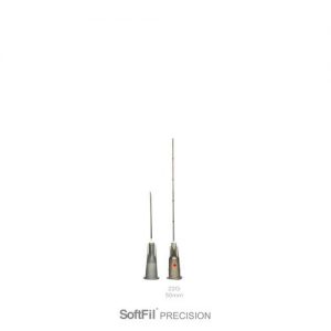 Two SoftFil Precision cannulas: a shorter 22G and a longer 50mm.