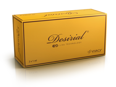 Desirial injectable dermal filler box by Vivacy