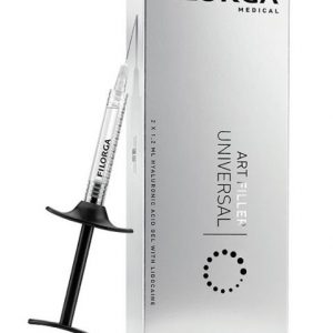 Filorga Art Filler Universal hyaluronic acid gel syringe and packaging.